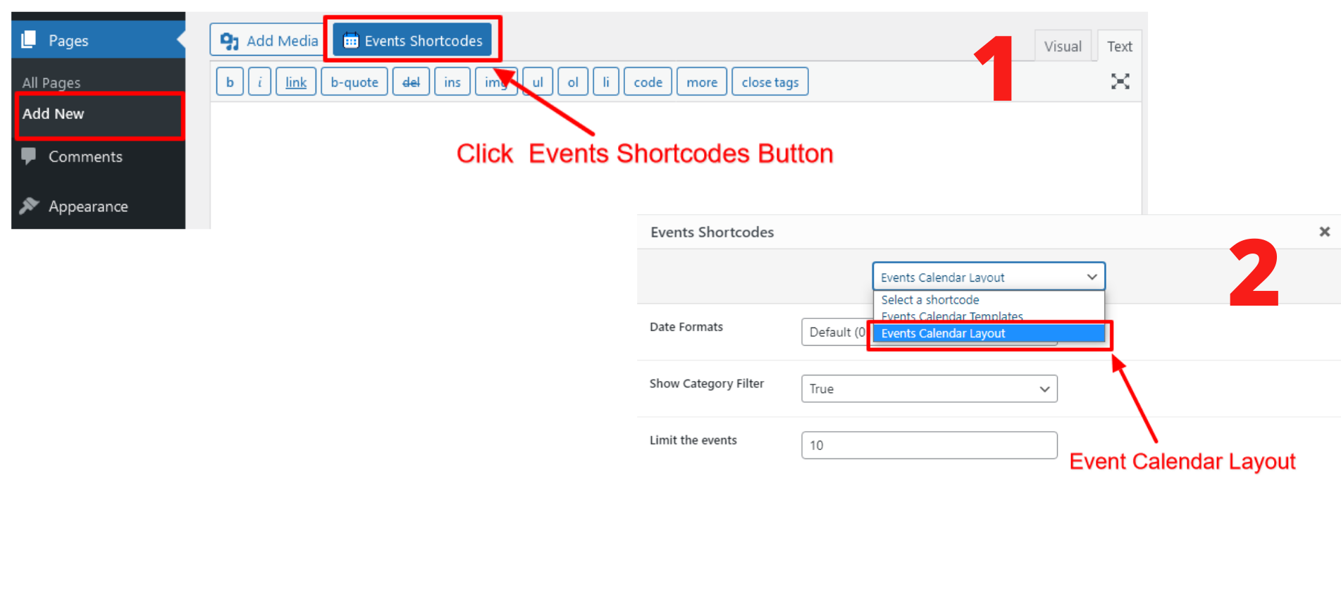 Generate Calendar Layout The Events Calendar Shortcode & Templates