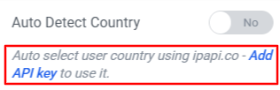add api key
