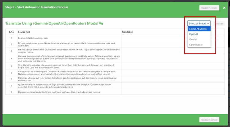 ai model selection