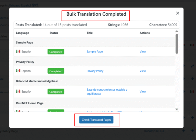 bulk translation