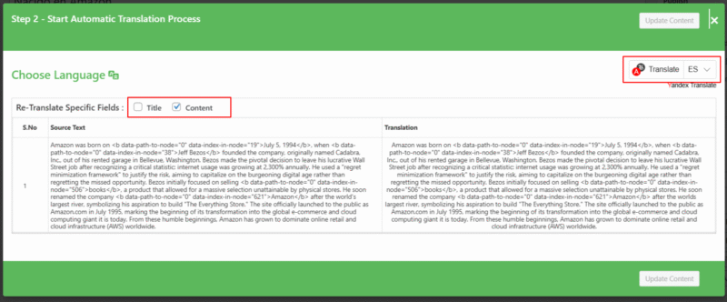 classic editor retranslation