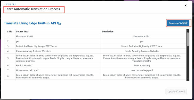 click edge ai translate button