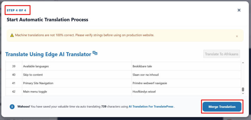 merge translation edge ai translator