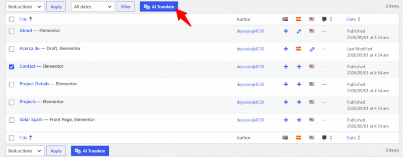 ai translate button autopoly