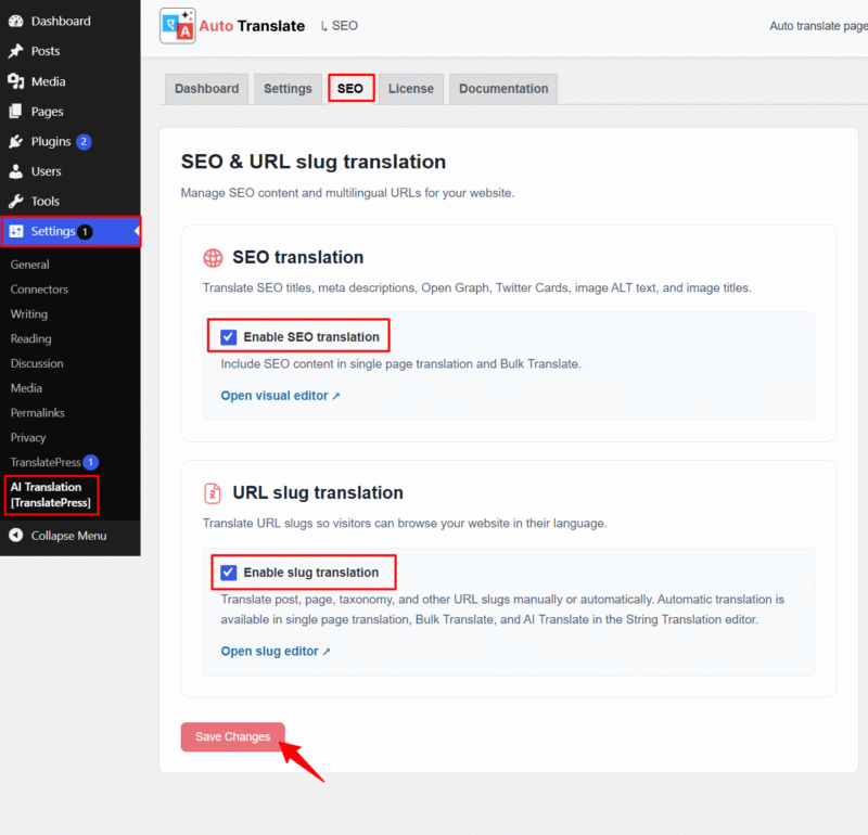 enable seo meta translation